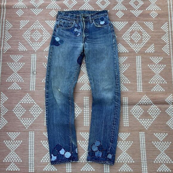 Vintage Levis Jeans 505-0217 28 x 31 Single Stitch 5 Stamp USA 505 - Picture 1 of 16